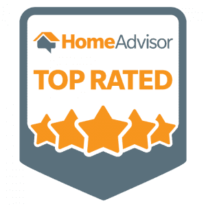 "HomeAdvisor top rated roofing company"